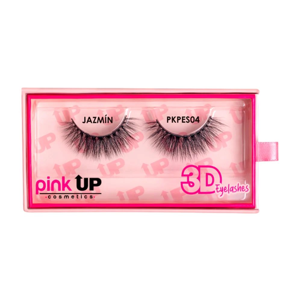 Pestañas postizas 3d pink up jazmín / pkpes04