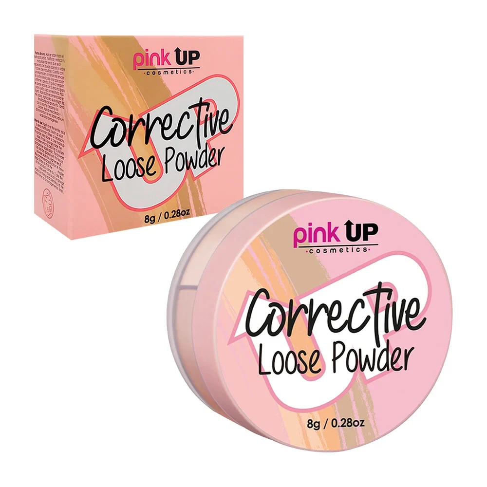 Polvo pink up translúcido corrector warm para el rostro, 8g / pkpt302