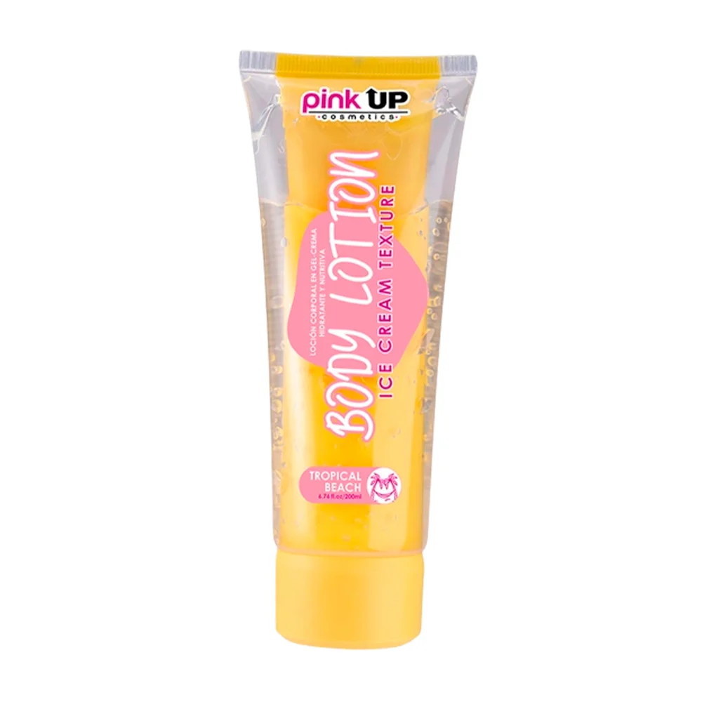 Crema - gel corporal hidratante pink up tropical beach, 200ml / pksk29