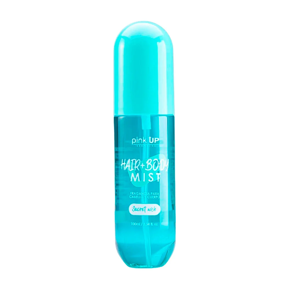 Perfume pink up para el cuerpo y cabello fragancia secret wish, 100ml / pksk46