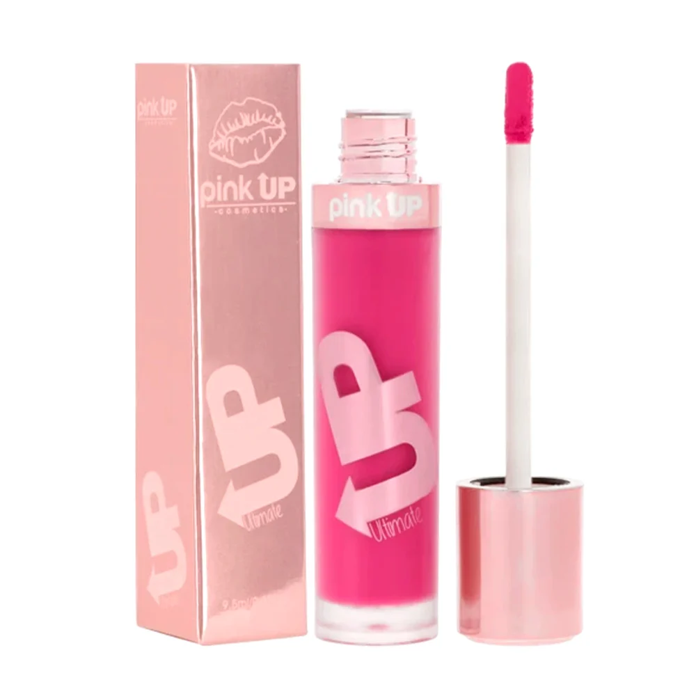Labial líquido pink up con efecto mate en tono fiusha, 9.5ml / pkum05