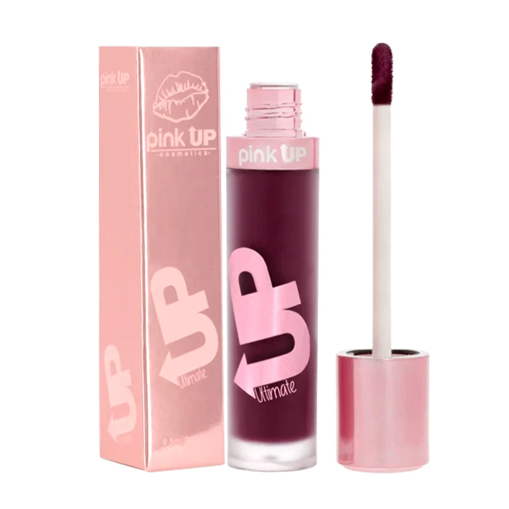 Labial líquido pink up con efecto mate en tono blue berry, 9.5ml / pkum09