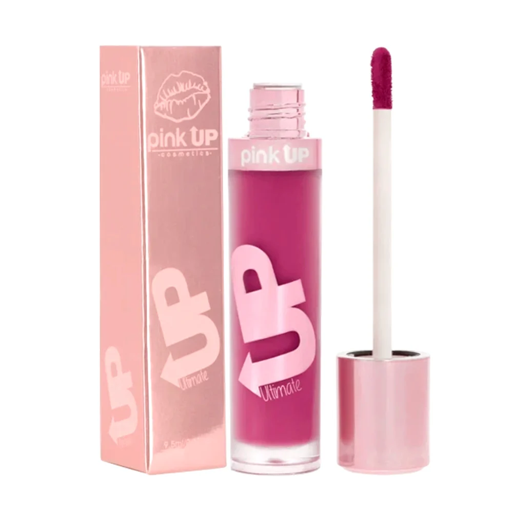 Labial líquido pink up con efecto mate en tono lila, 9.5ml / pkum14