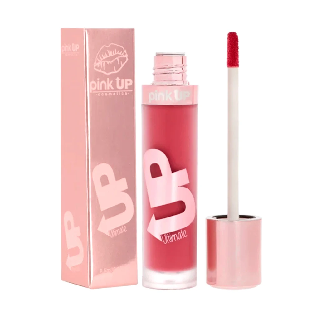 Labial líquido pink up con efecto mate en tono blush, 9.5ml / pkum22
