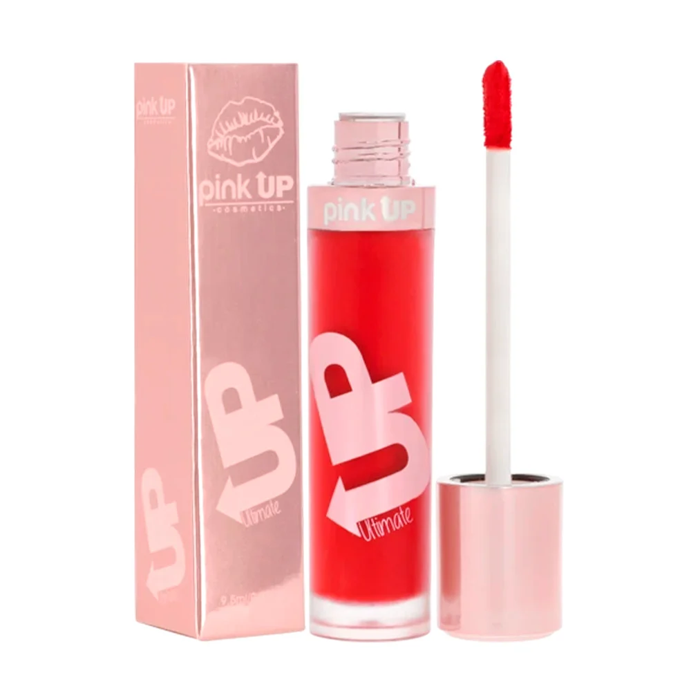 Labial líquido pink up con efecto mate en tono coral, 9.5ml / pkum23