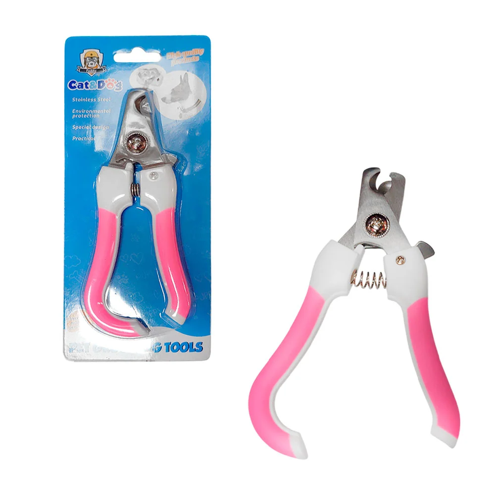 Blister con cortauñas para mascotas, variedad de colores / ro-5004
