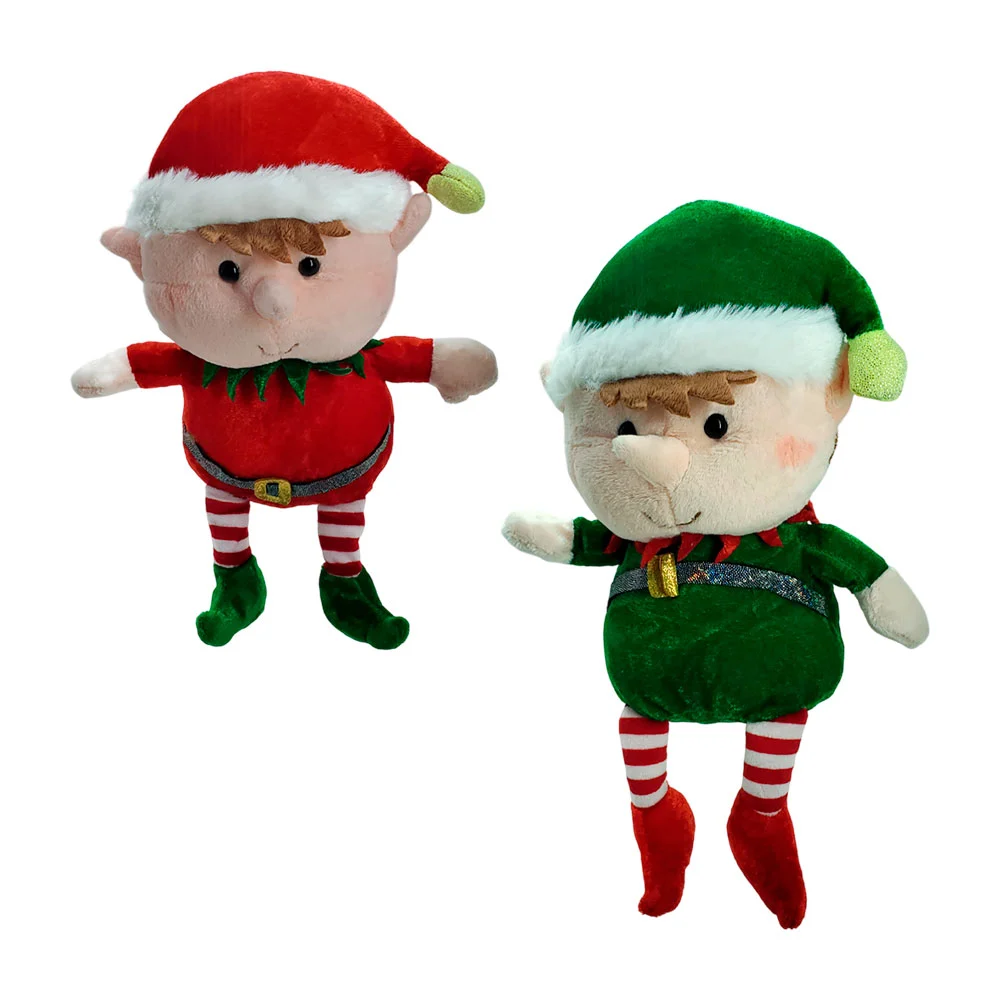 1pza Peluche afelpado de elfo con ropa n...