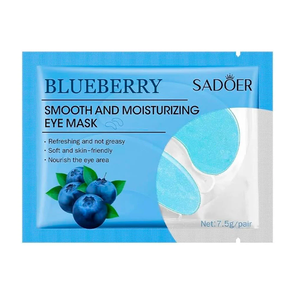 Mascarilla de gel sadoer para los ojos con extracto de blueberry, 7.5g / sd93059