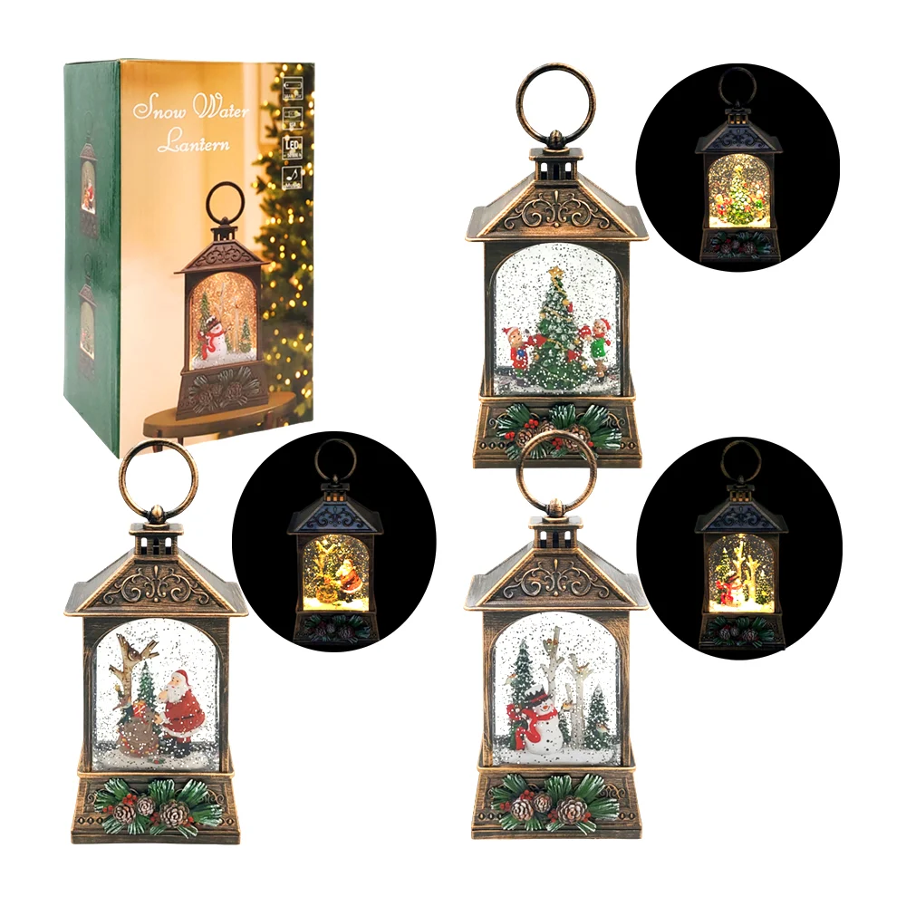 Adorno decorativo lámpara vintage musical con figura encapsulada, variedad