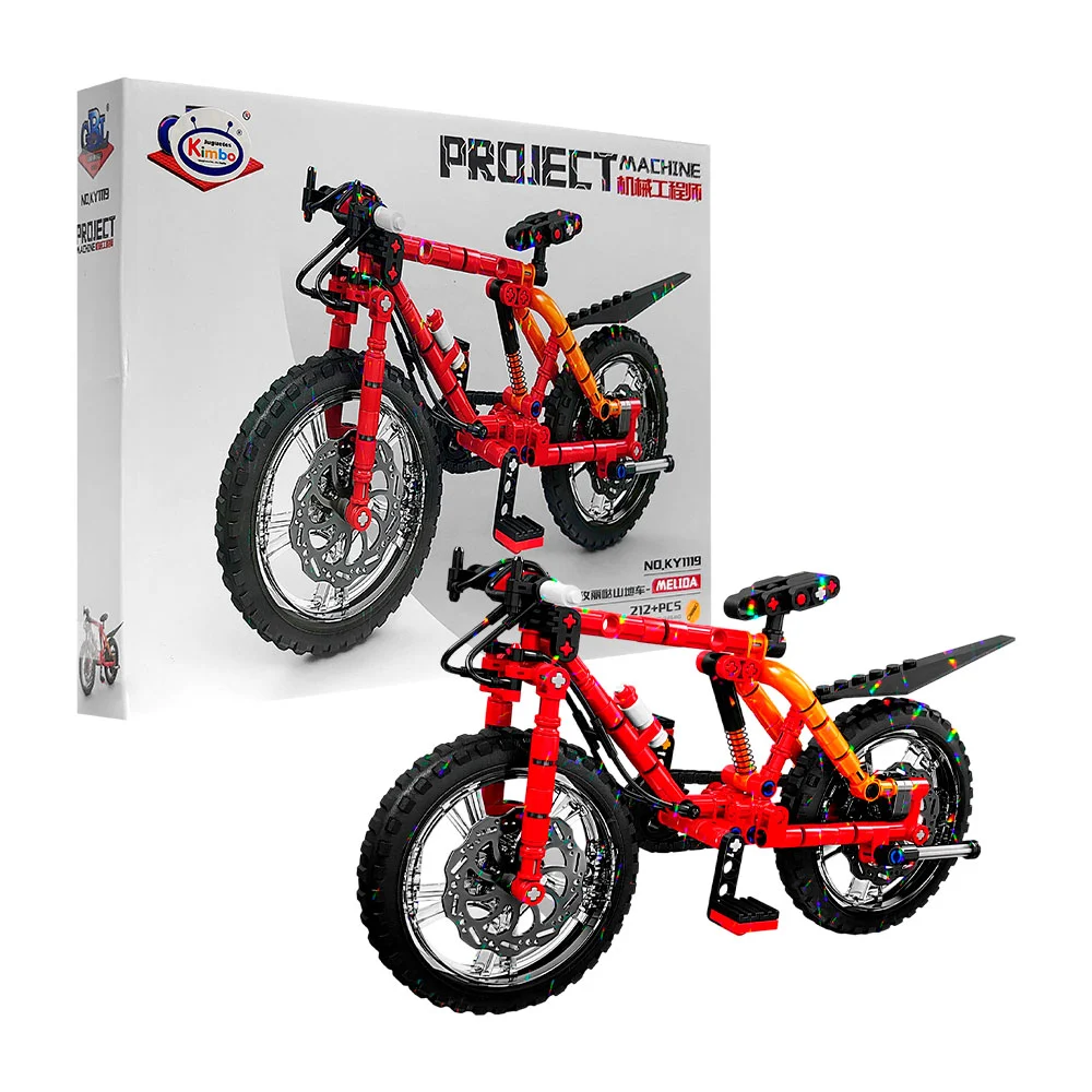 Juguete, bloques de construcción con diseño de bicicleta con 212 pcs / ky1119