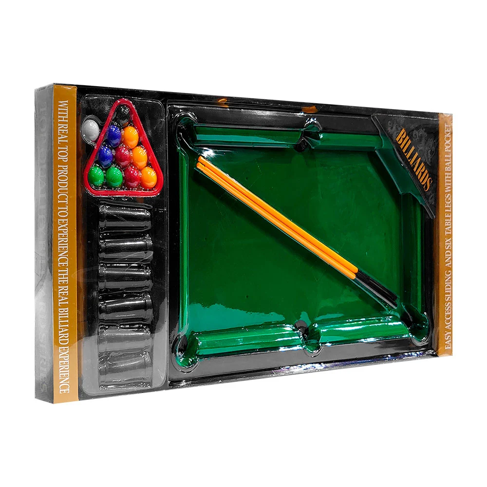 Juego, mini mesa de billar armable, variedad de accesorios / billiards /sh769397