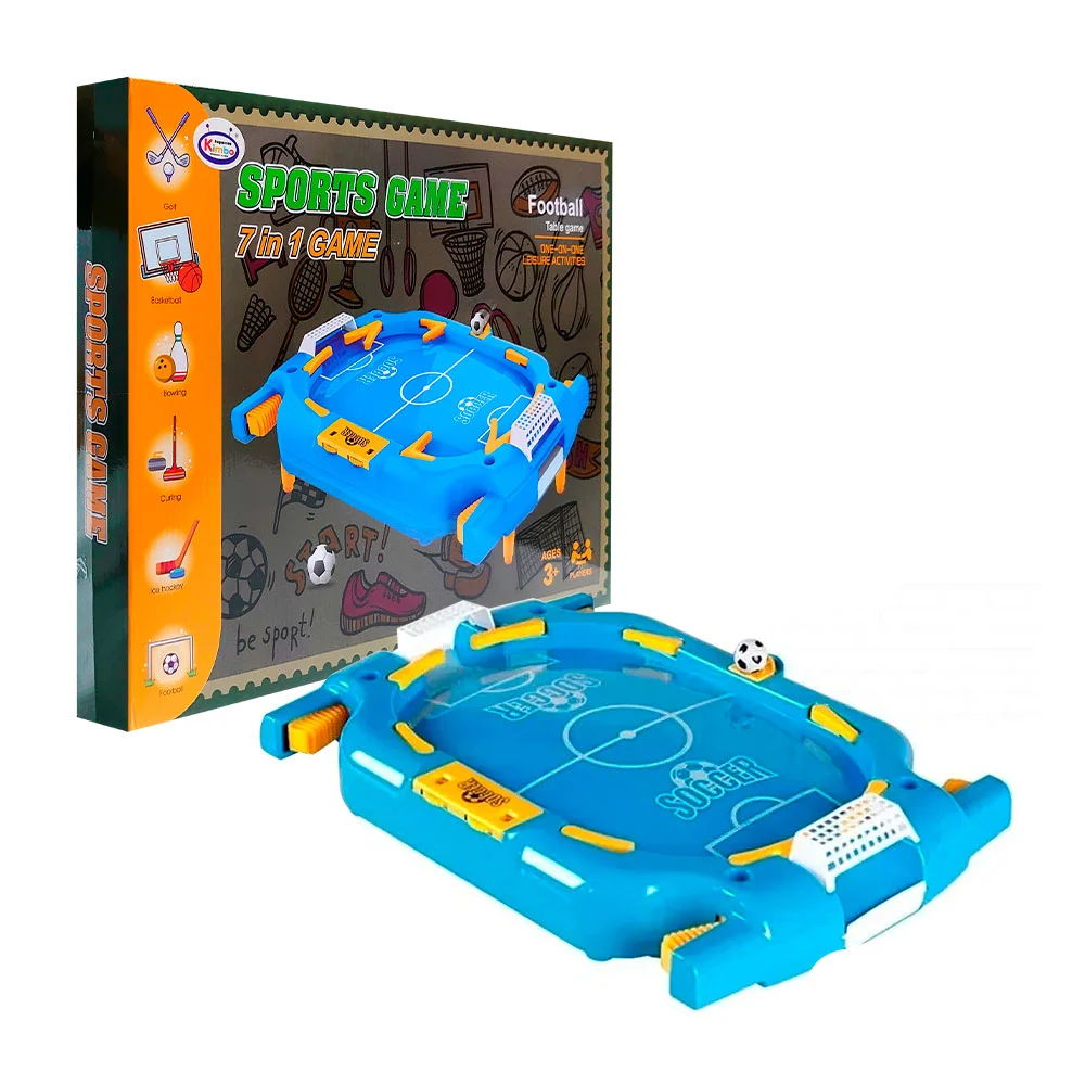 Juego de mesa 7 en 1, futbolito-hockey-golf-basketball-bolos / sports game