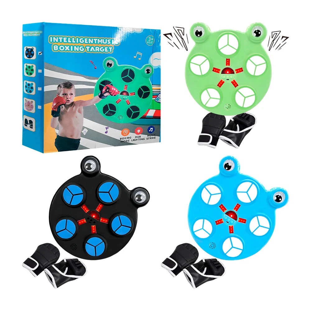 Maquina de boxeo con luz y sonido, diseño infantil con 5 colchonetas / stc-24