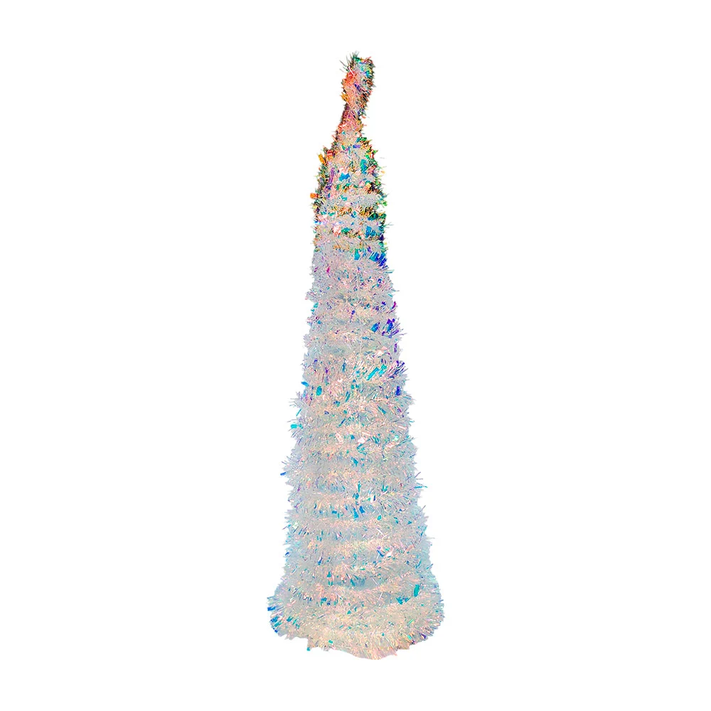Árbol de navidad plegable - colgante en color blanco de 120m / sx-50215