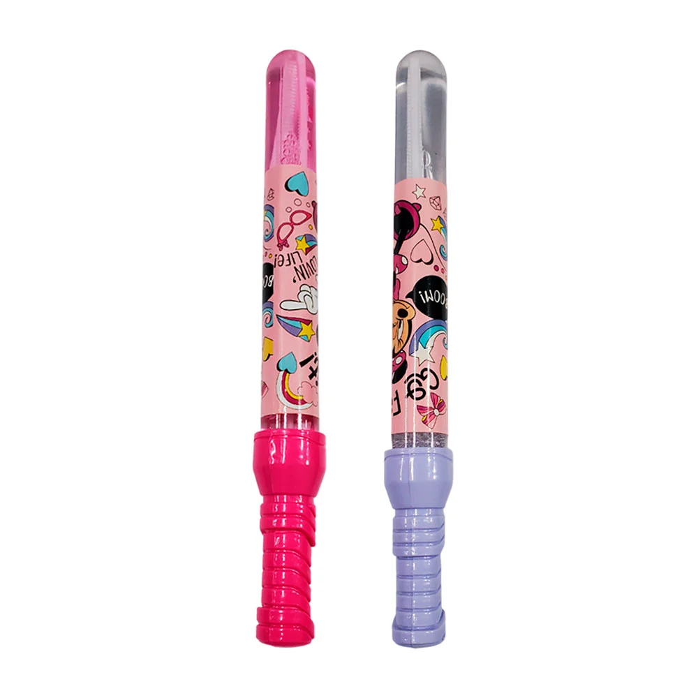 1pz vara lanza burbujas, 25cm alargada con estampado de minnie mouse, variedad