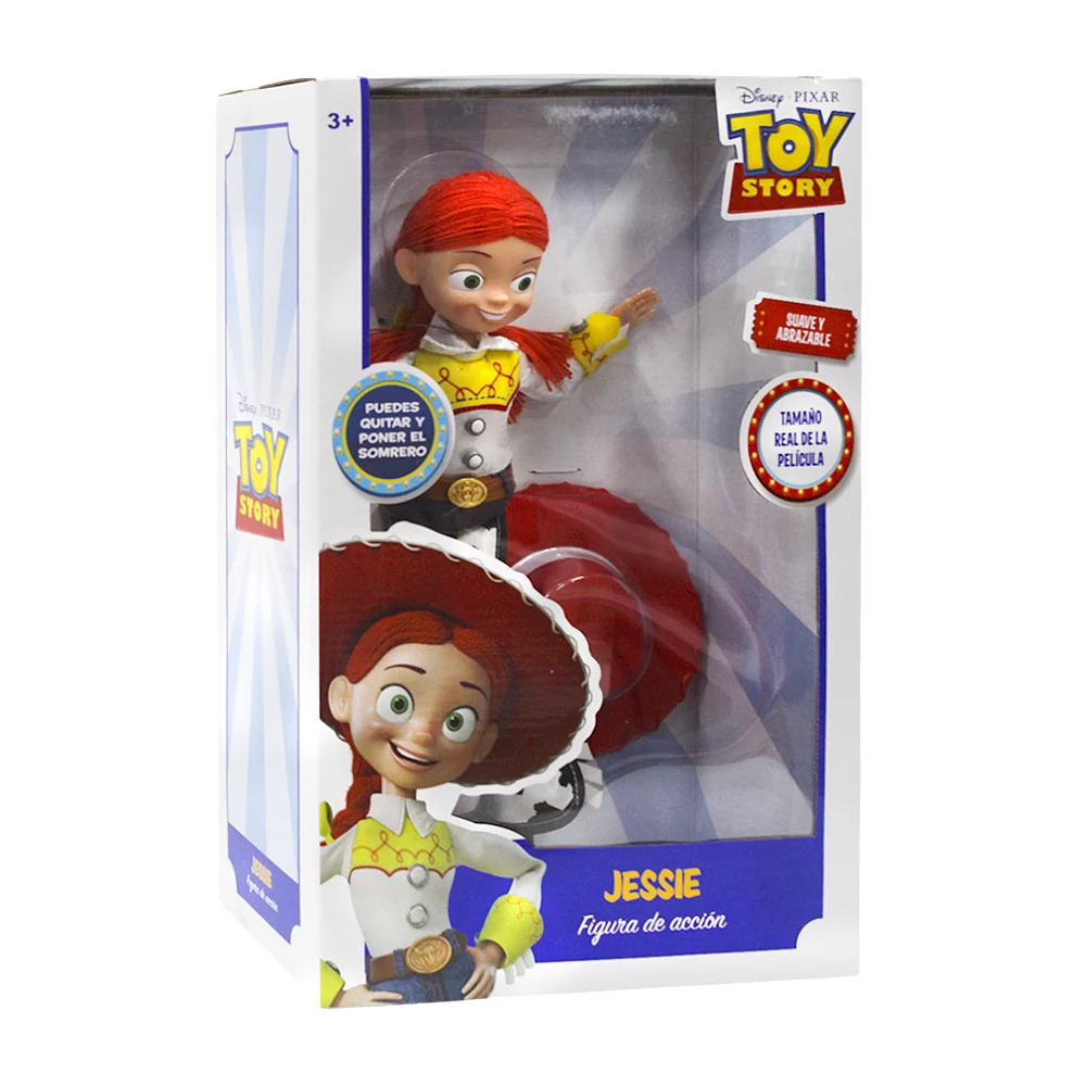 1pza Muñeca de tela grande con forma de personaje Jessie y sombrero