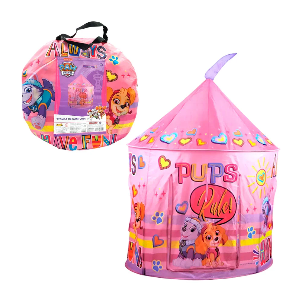 Casa de campaña infantil con diseño de paw patrol, variedad de colores / t378794