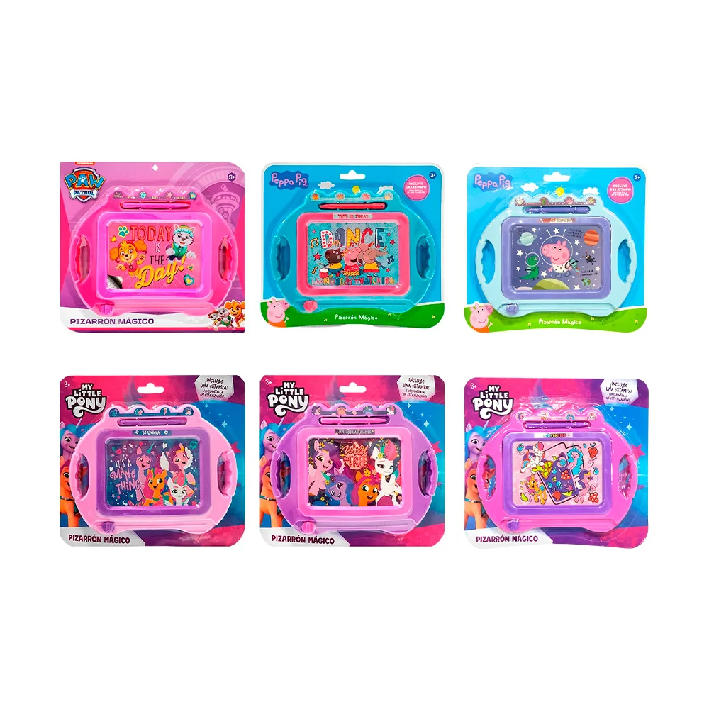 Pizarrón magnético infantil pequeño, personajes animados, variedad / t378993-as
