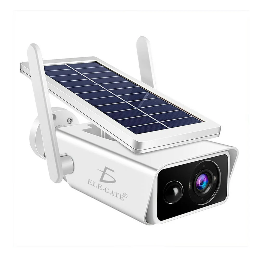 Cámara solar wifi con antenas receptoras, resolución full hd 1080p y visión nocturna / web.56