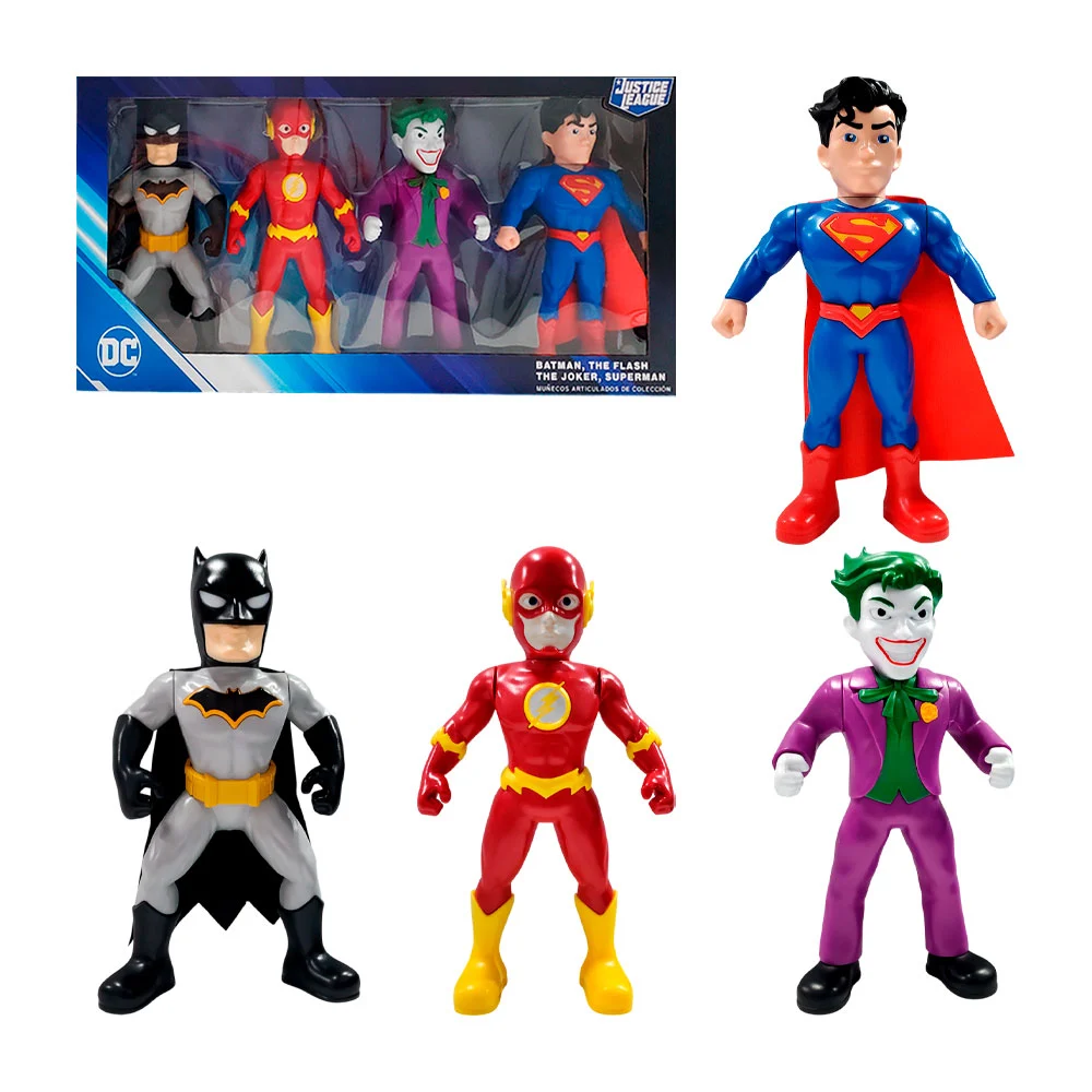 Paquete con 4 figuras de acción persona...