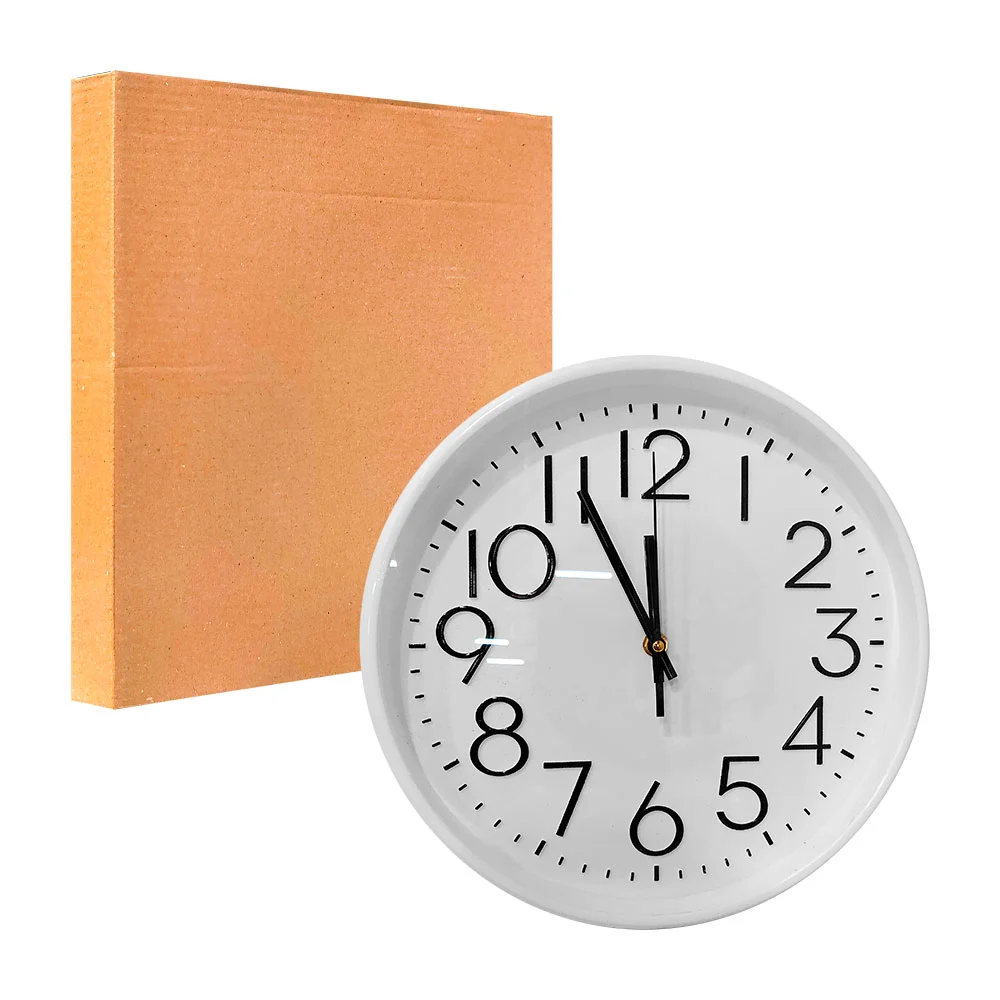 Reloj redondo con diseño de números grandes para la pared, 29cm / yc033797