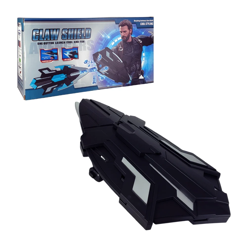 1pza Guante / juguete de plástico en forma de escudo y dispensador de bolitas