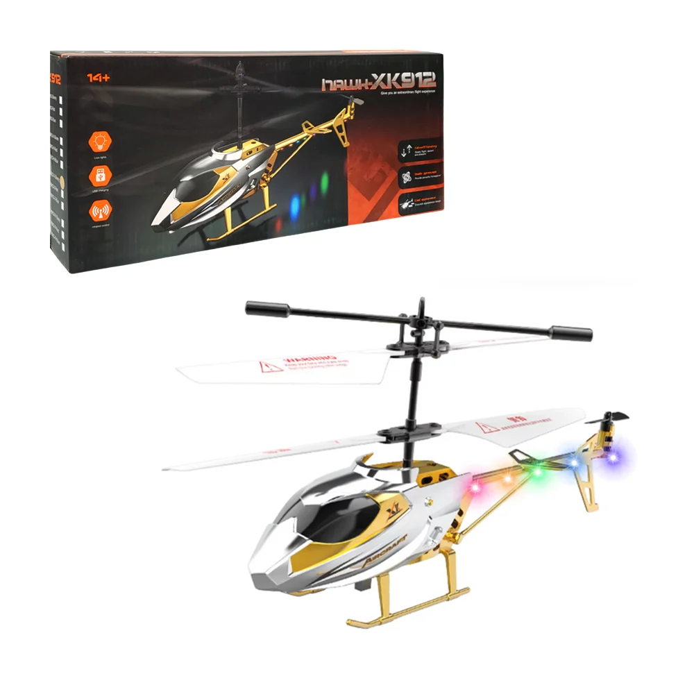 1pza Juguete dron de plástico con forma de helicóptero y control remoto / xk912