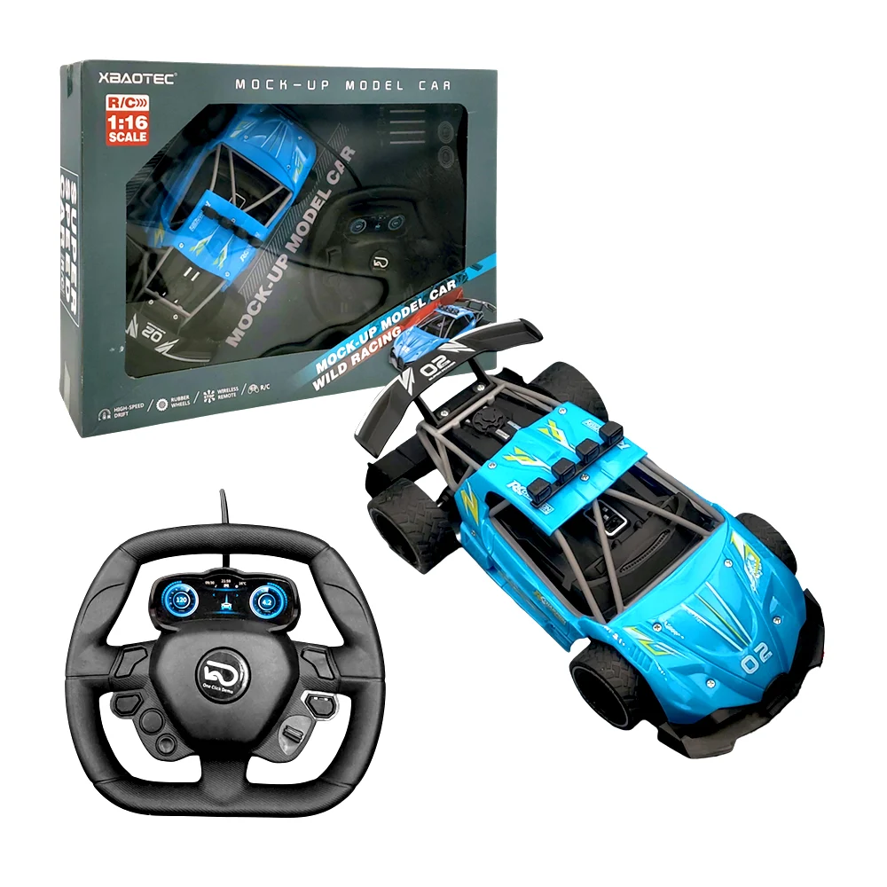 1pza Juguete coche de control remoto, mediano, de plástico, con diseño deportivo