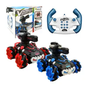 Coche de control remoto 360 con mini pistola de hidrogel y humidifica…