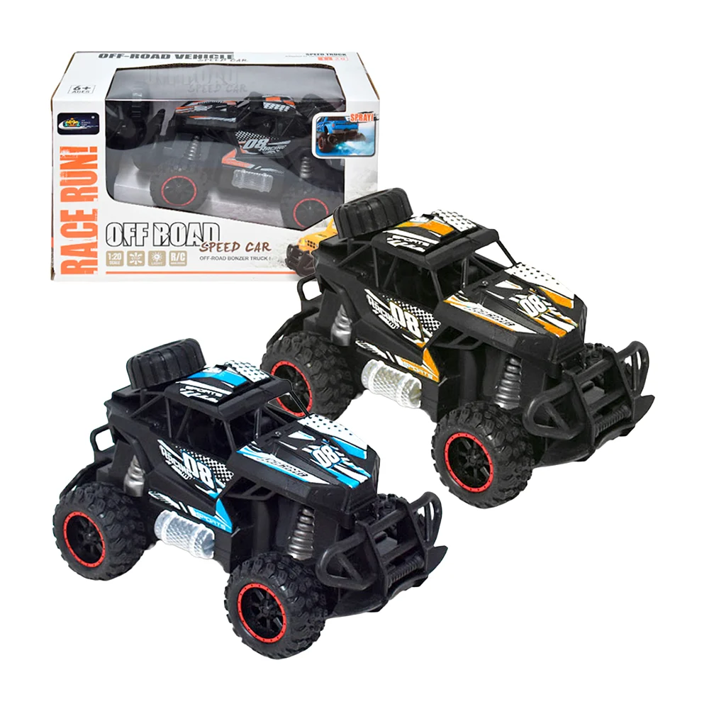 1pz Juguete de control remoto con forma de camioneta deportiva pequeña y luz led