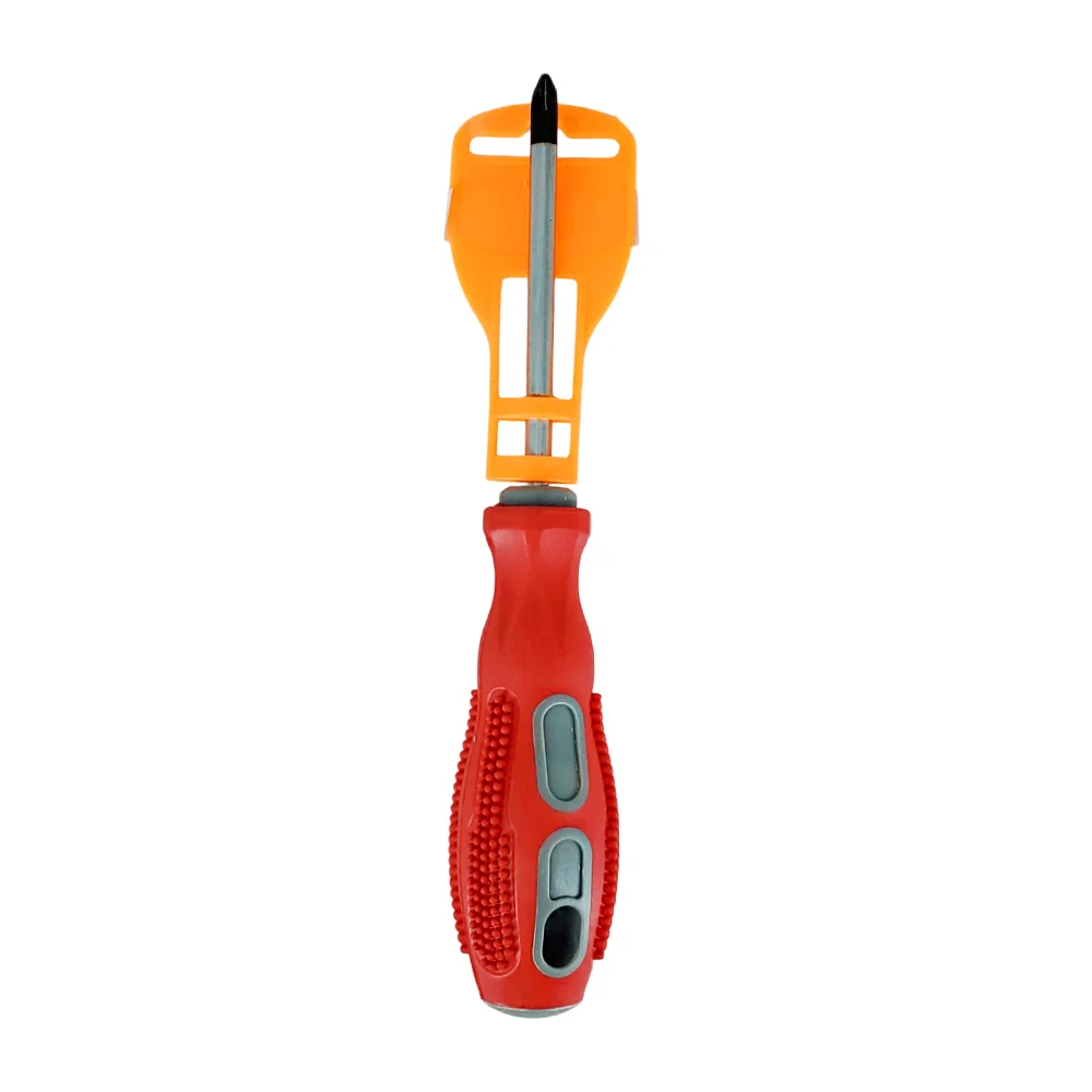 1pz desarmador con punta magnética y mango ergonómico, color surtido / dh12a