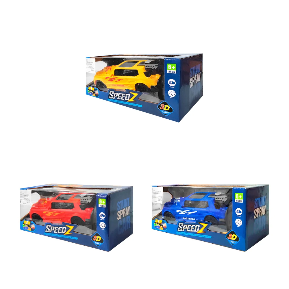 Carro camioneta a control remoto con luces y lanzador de spray / speed z