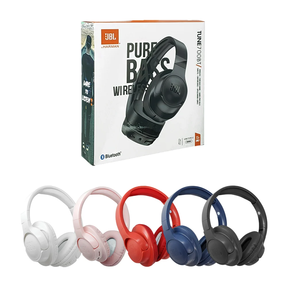 Audífonos inalámbricos de diadema, plegables, con botones y entrada v8 / JBL