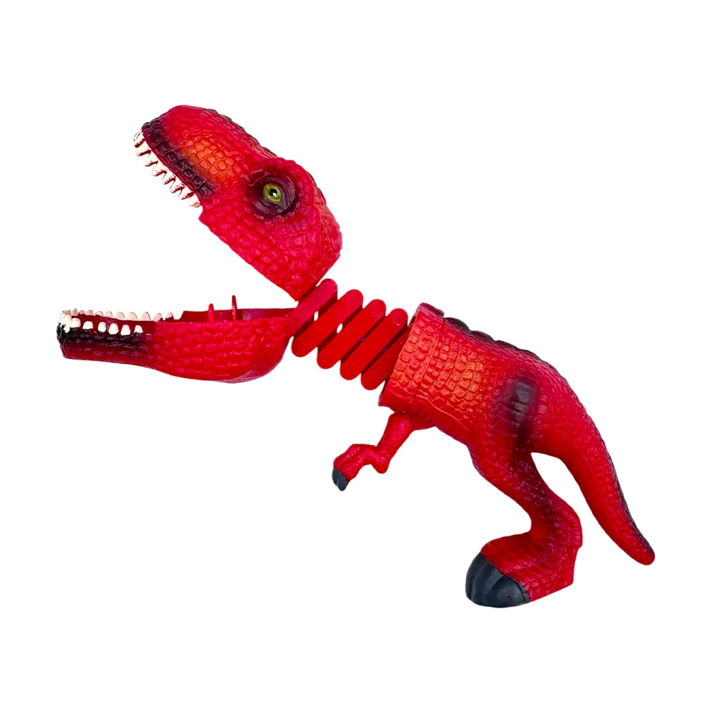 Juguete de dinosaurio interactivo con cuello estirable y función de mordida