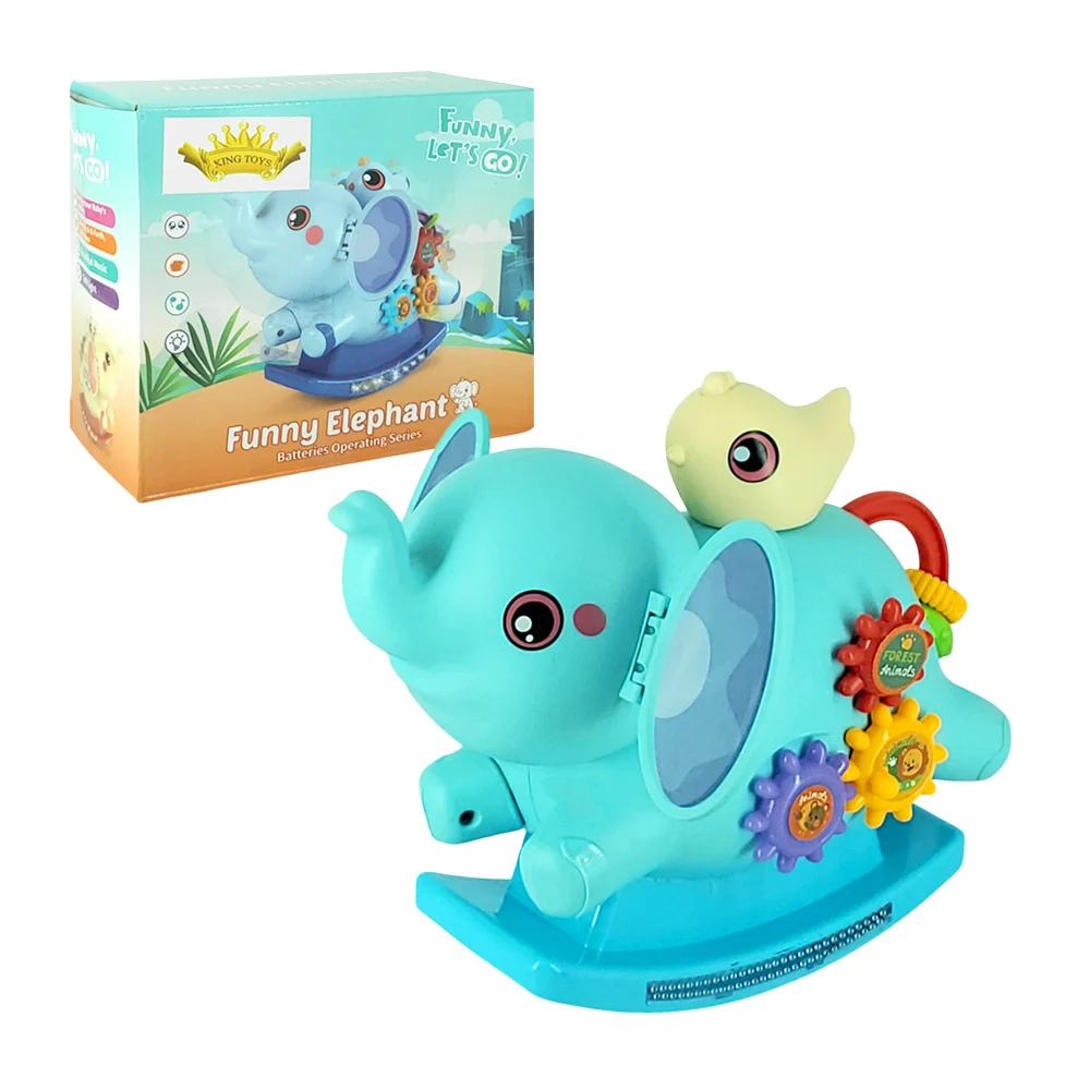 Juguete móvil con forma de elefante mec...