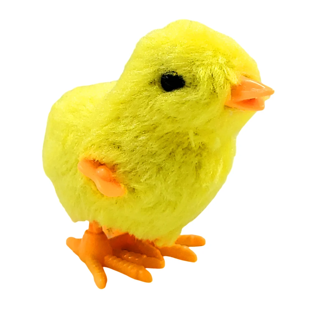 1pza Pollito chico saltarín con mecanismo de cuerda / toys / kw816