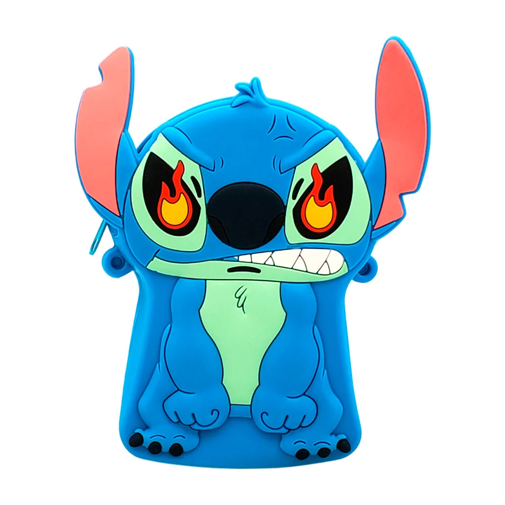 1pza Monedero de silicona en forma de personajes animados y con medida de 15cm