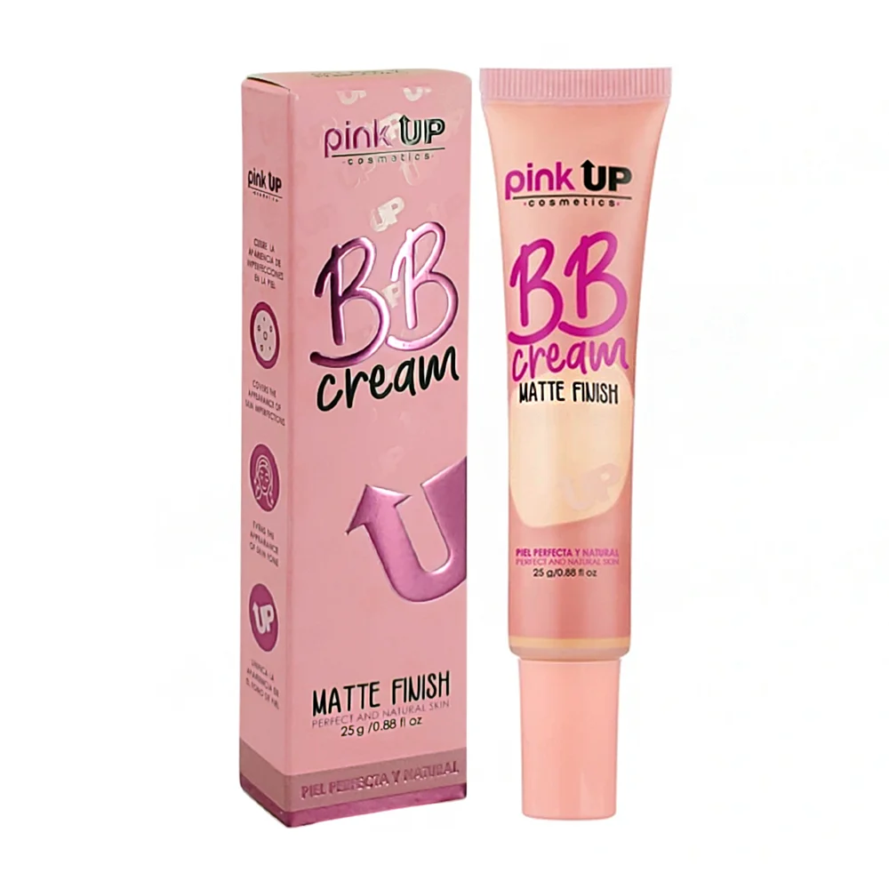 Bb cream pink up tono beige cobertura ligera con acabado matte, 25g / pkbbcc03-c
