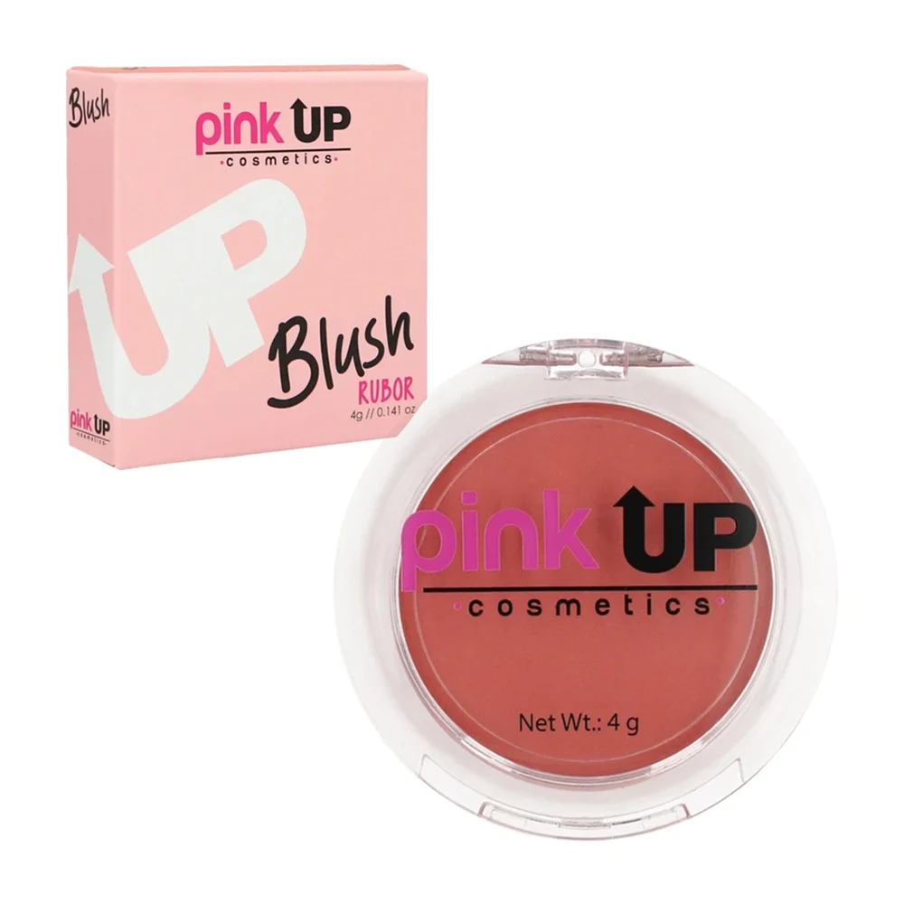 Blush / rubor compacto pink up en tono mauve, 4g / pkr04