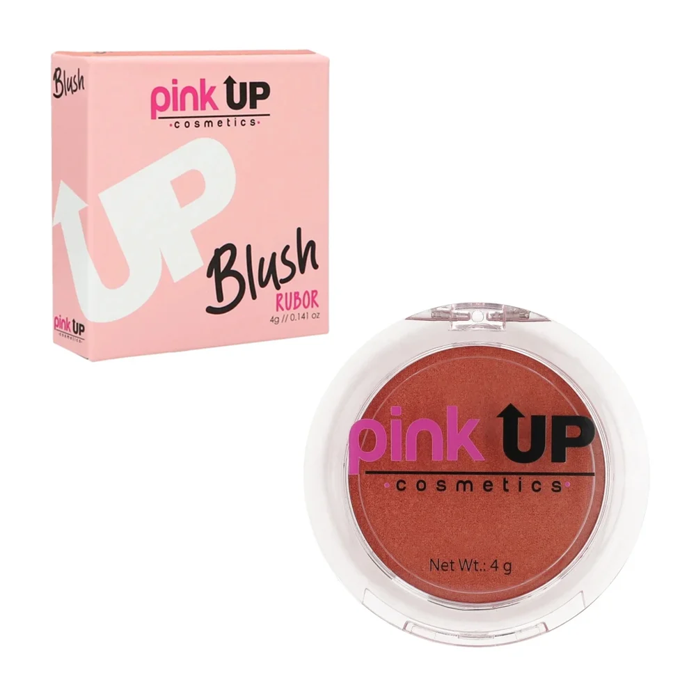 Blush / rubor compacto pink up en tono toast, 4g / pkr08
