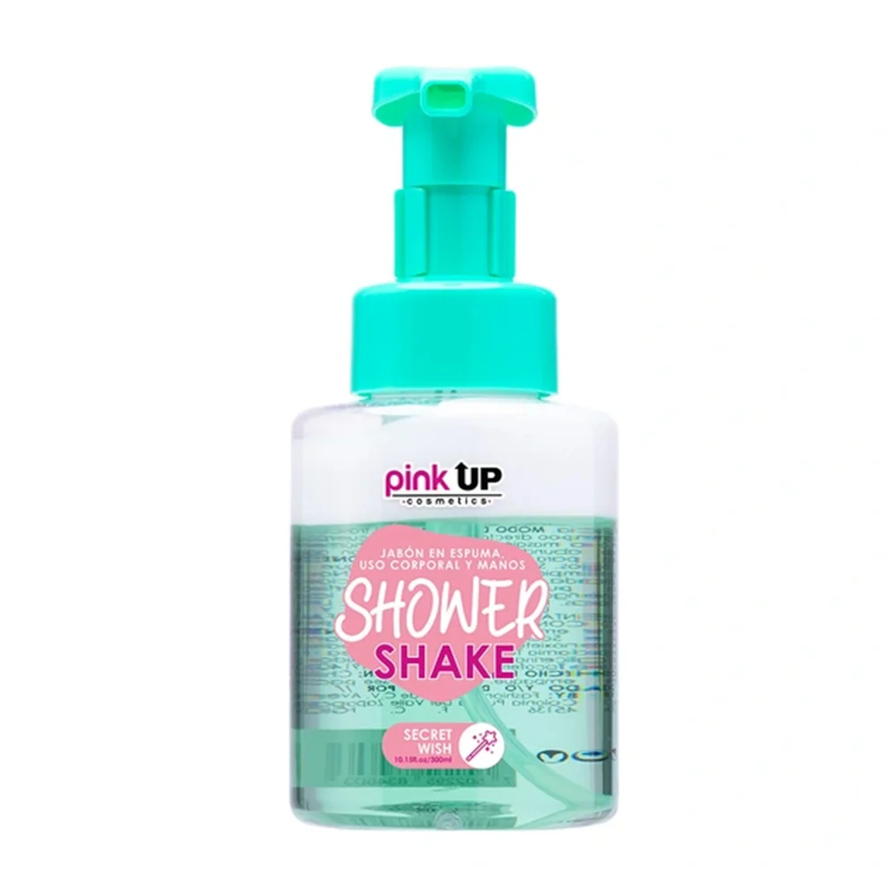 Jabón pink up en espuma fragancia secret wish, 300ml / shower shake / pksk62
