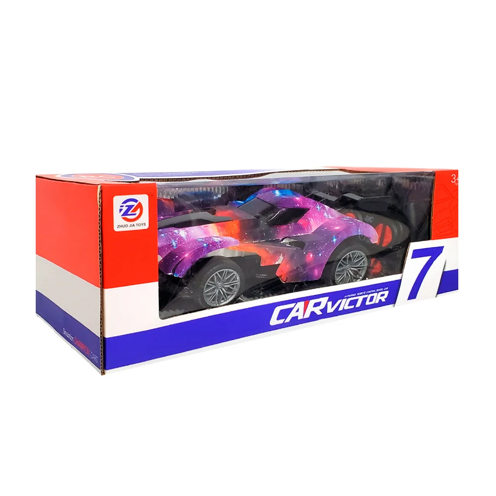 Carro con estampado de galaxia a control remoto / car victor 7 / rcp1487061