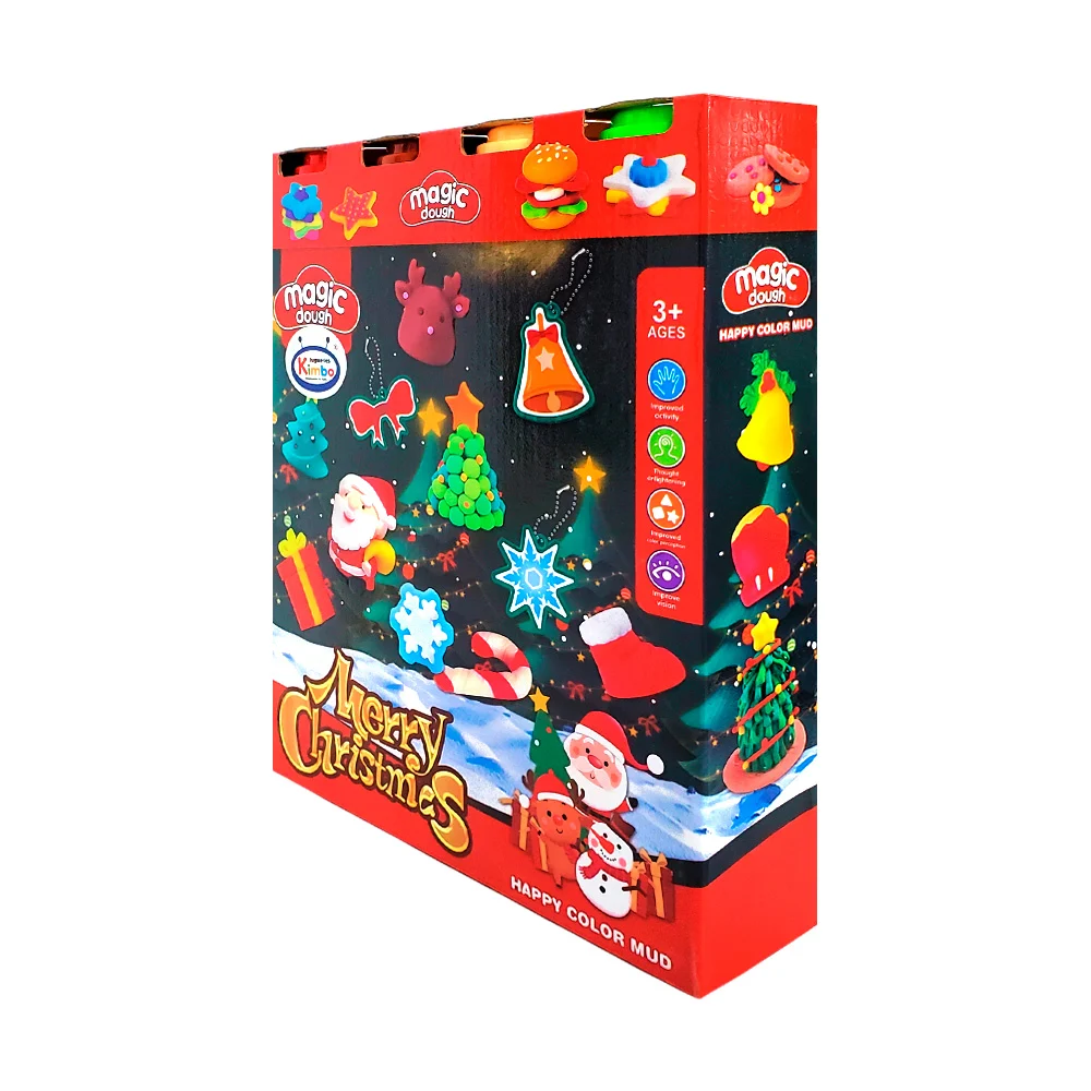 Set magic dough con temática de navidad...
