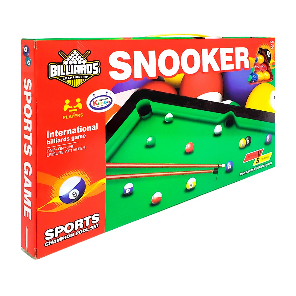 Juego, mini mesa de billar armable, variedad de accesorios / snooker / sh769402