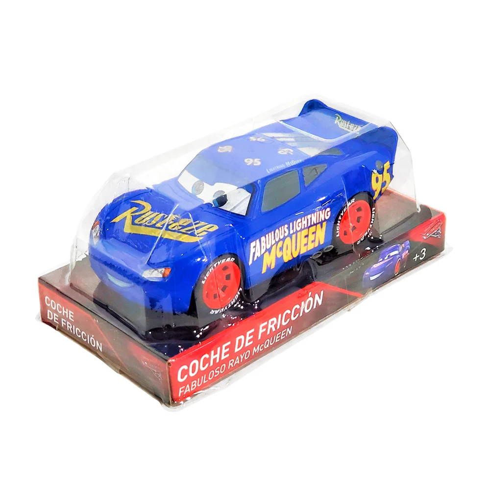 Coche de fricción chico con diseño de fabuloso rayo mcqueen / t367417