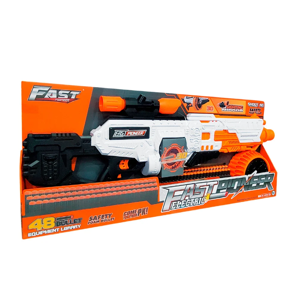 Pistola metralleta grande lanzadora de 48 dardos / fast pioneer / big522