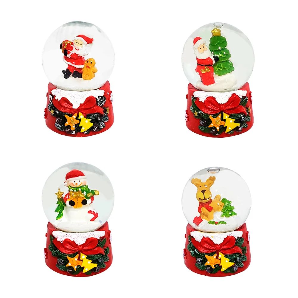 1pza Mini esfera de nieve con figura enc...