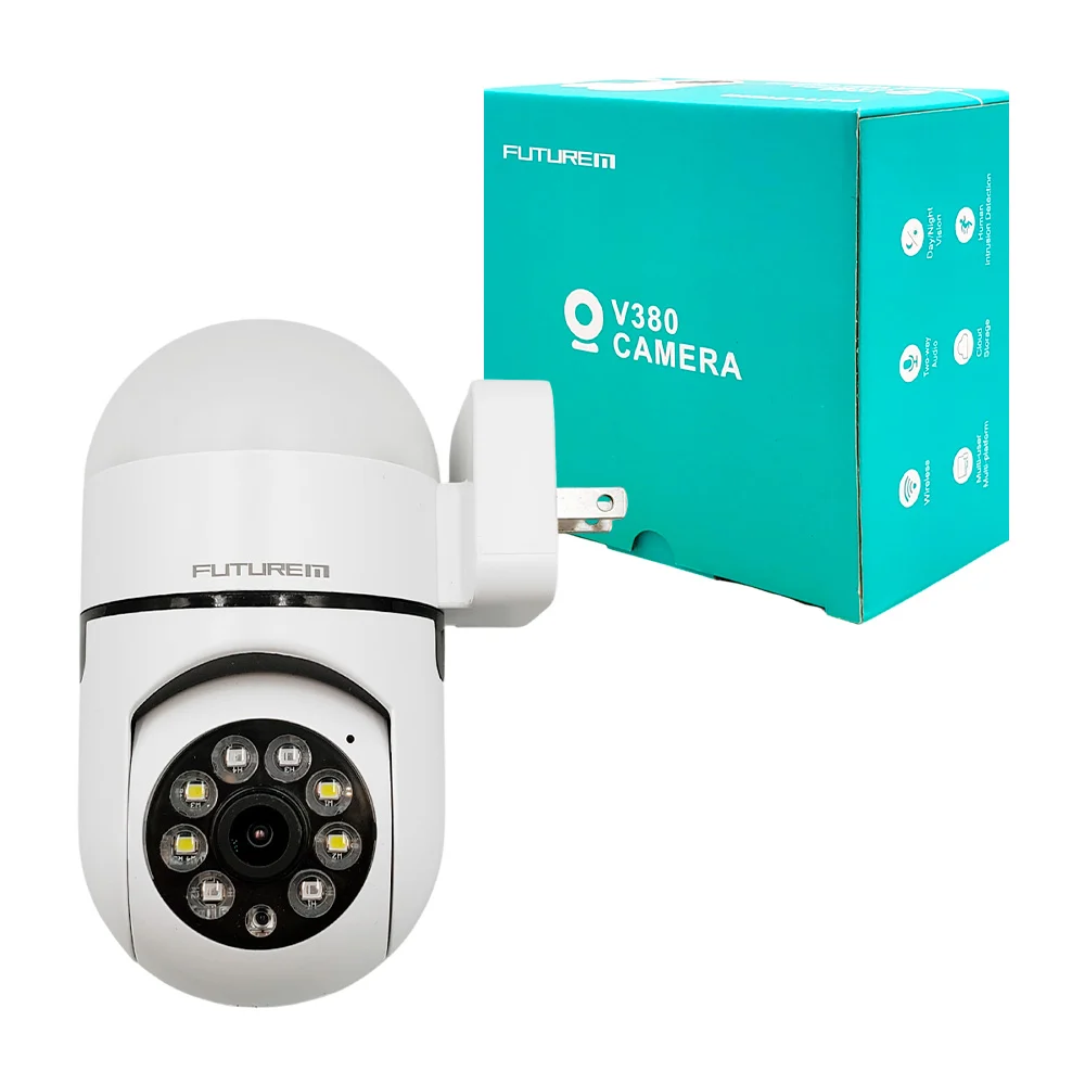 Camara de seguridad futurem portátil, multifuncional con rotación de 180