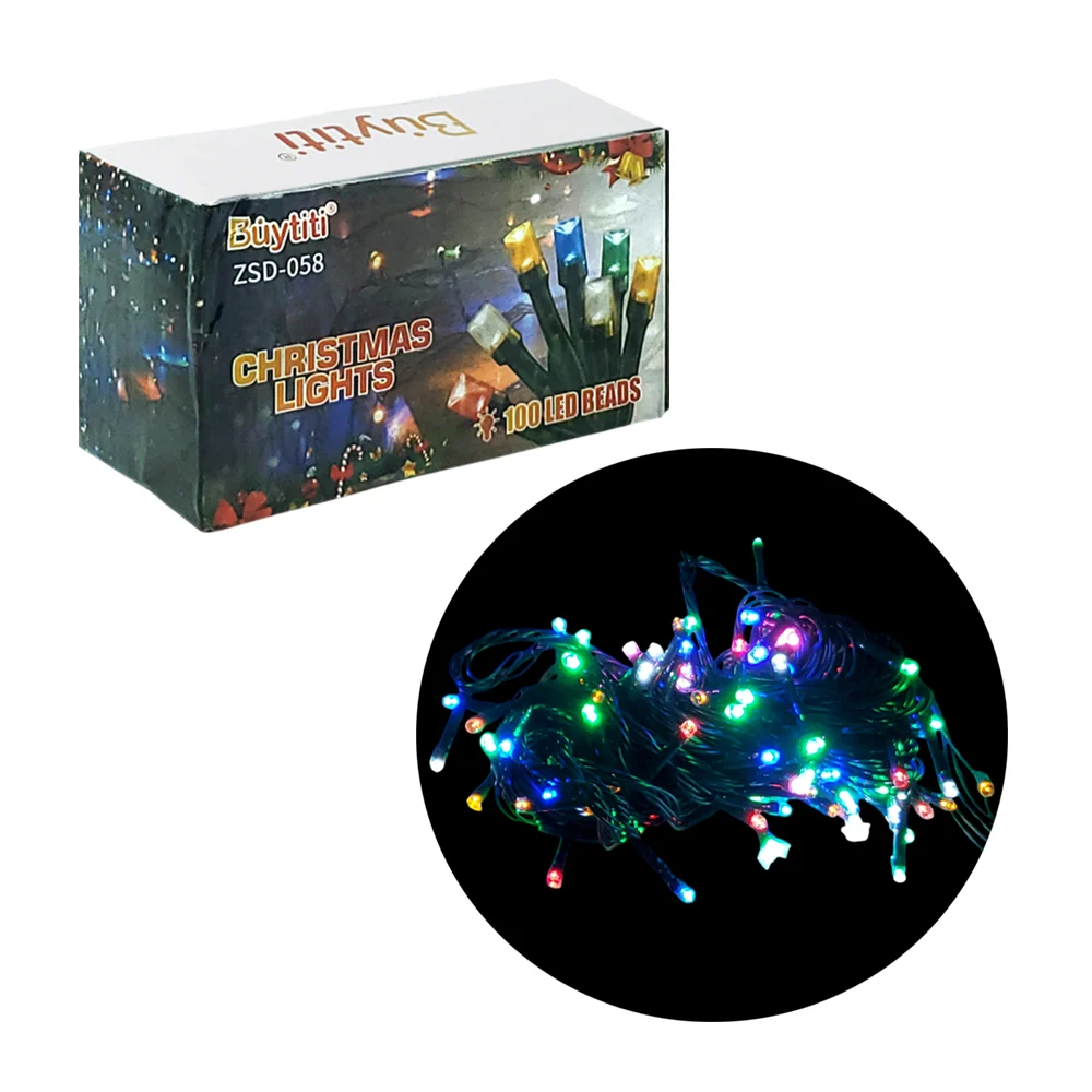 Serie guirnalda led pequeña, decorativa con luces de colores, usos varios