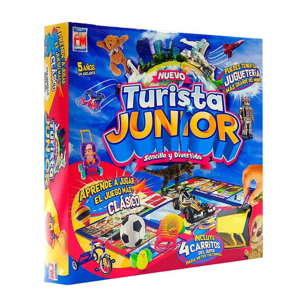 Juego de mesa turista junior + 4 carritos del super / 010690